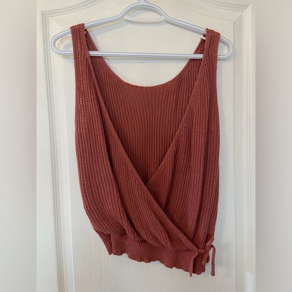 Open Back Knit Tank - Picture 2 of 5